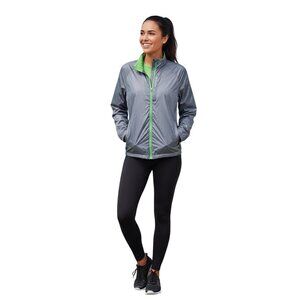 Helly Hanson Crew Jacket Dark Gray Full Zip Pockets Outdoor Size L